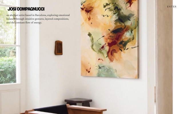 Vista previa de la tienda de Josi Compagnucci, artista radicada en Barcelona