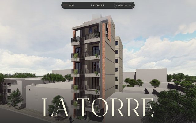 Sitio del Edificio La Torre, emprendimiento inmobiliario en Salta